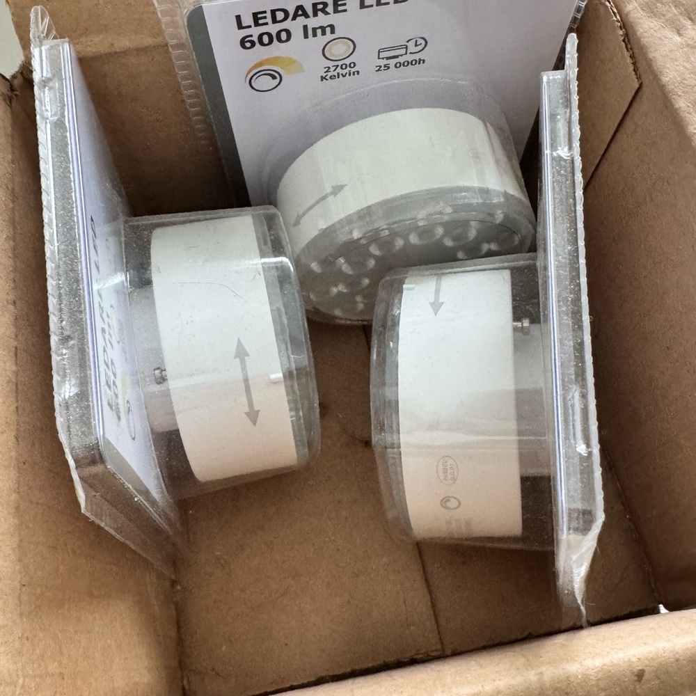 IKEA LEDARE LED Light Bulb - White set of 3